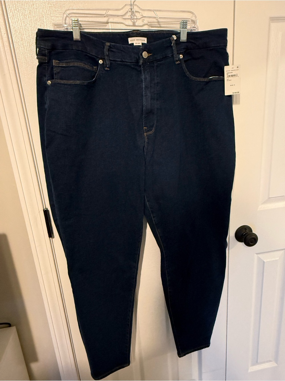 Good American Women’s Good Waist High Rise Skinny Jean